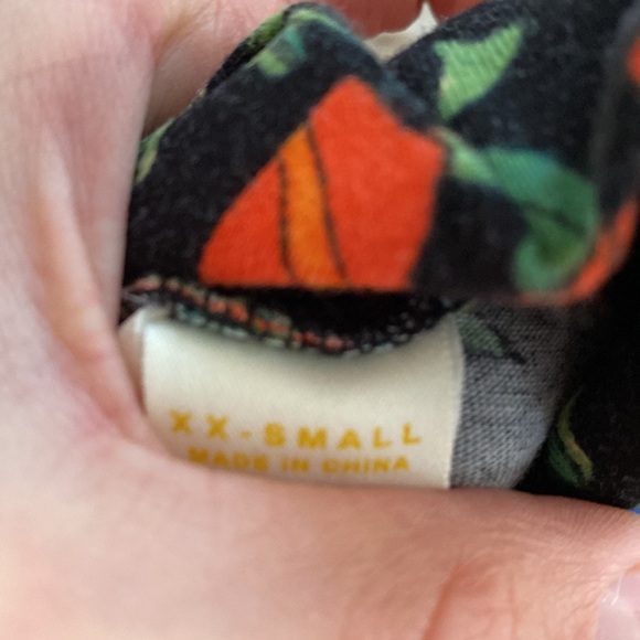 Floral print cotton turtleneck - Picture 3 of 4